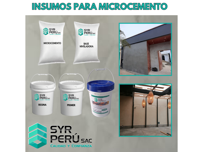 INSUMOS PARA MICROCEMENTO