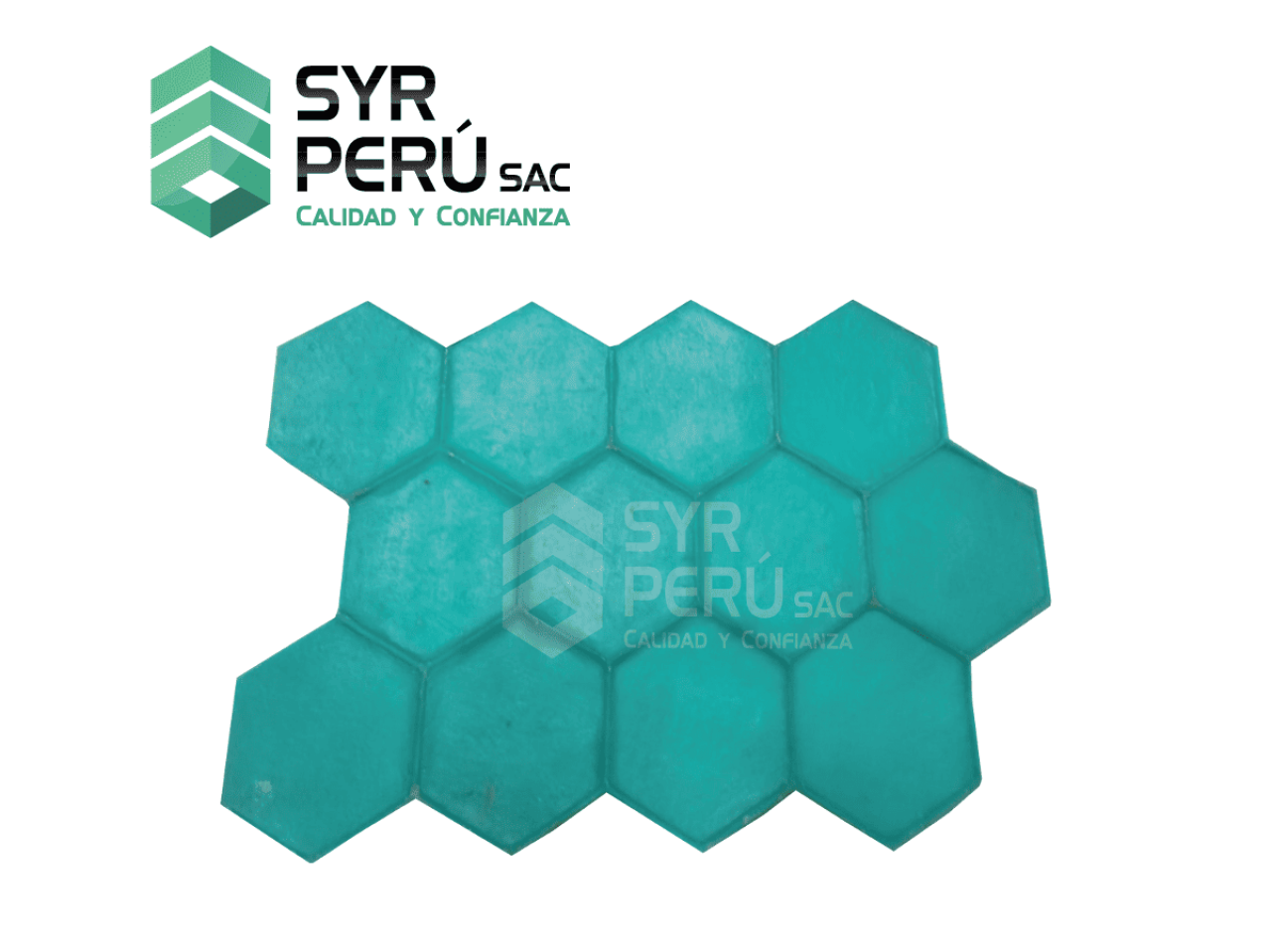 MOLDE PIEDRA HEXAGONAL